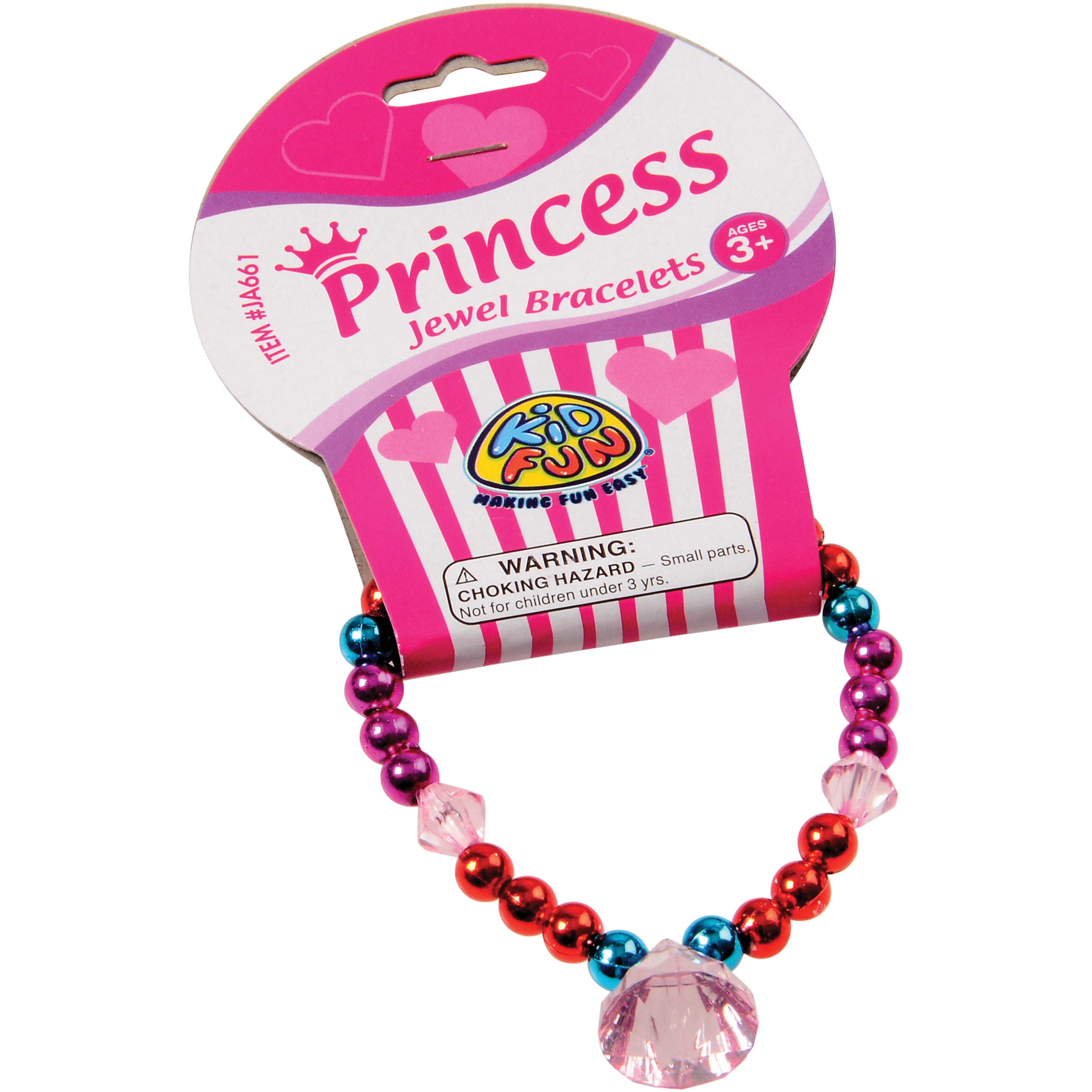 Princess Jewel Bracelets - 12 Count