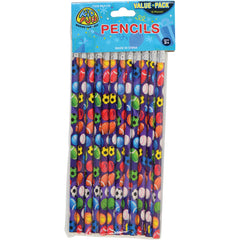 Sport Pencils - 12 Count