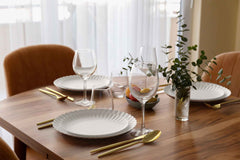 Scalloped Paper Plate Combo 20/20 - Snow