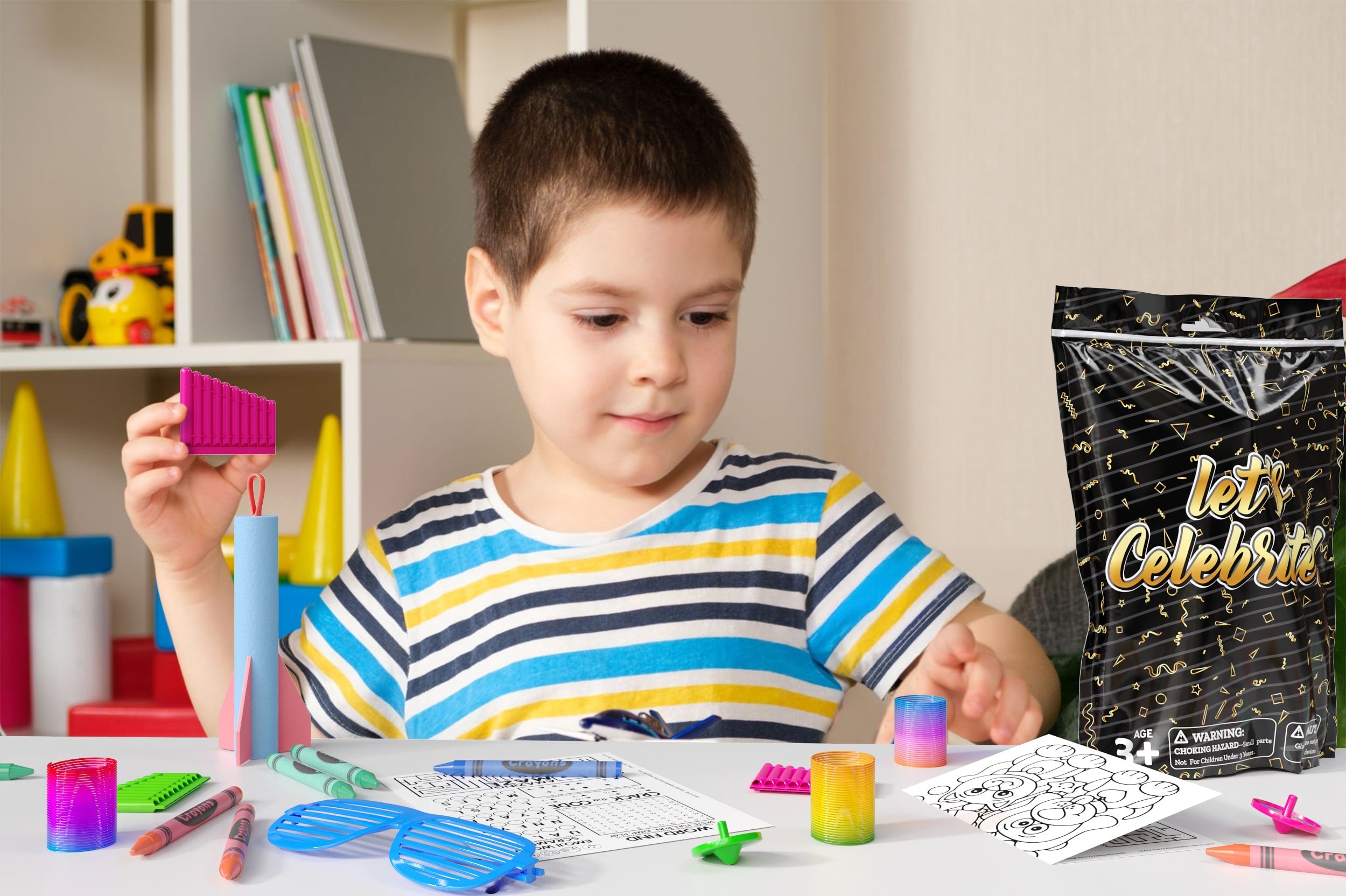 8 Piece Goody Bag - Let's Celebrate | 10 Count