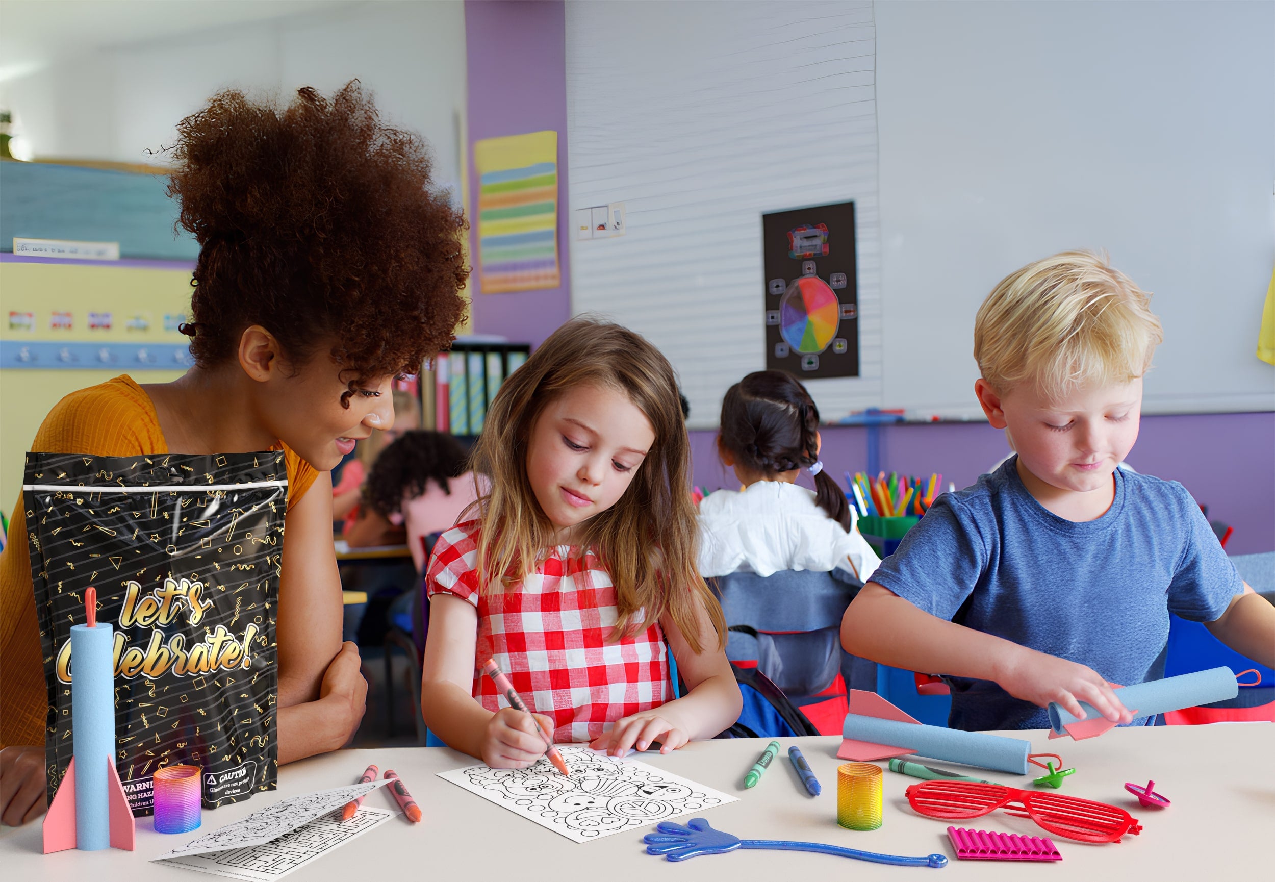 8 Piece Goody Bag - Let's Celebrate | 10 Count