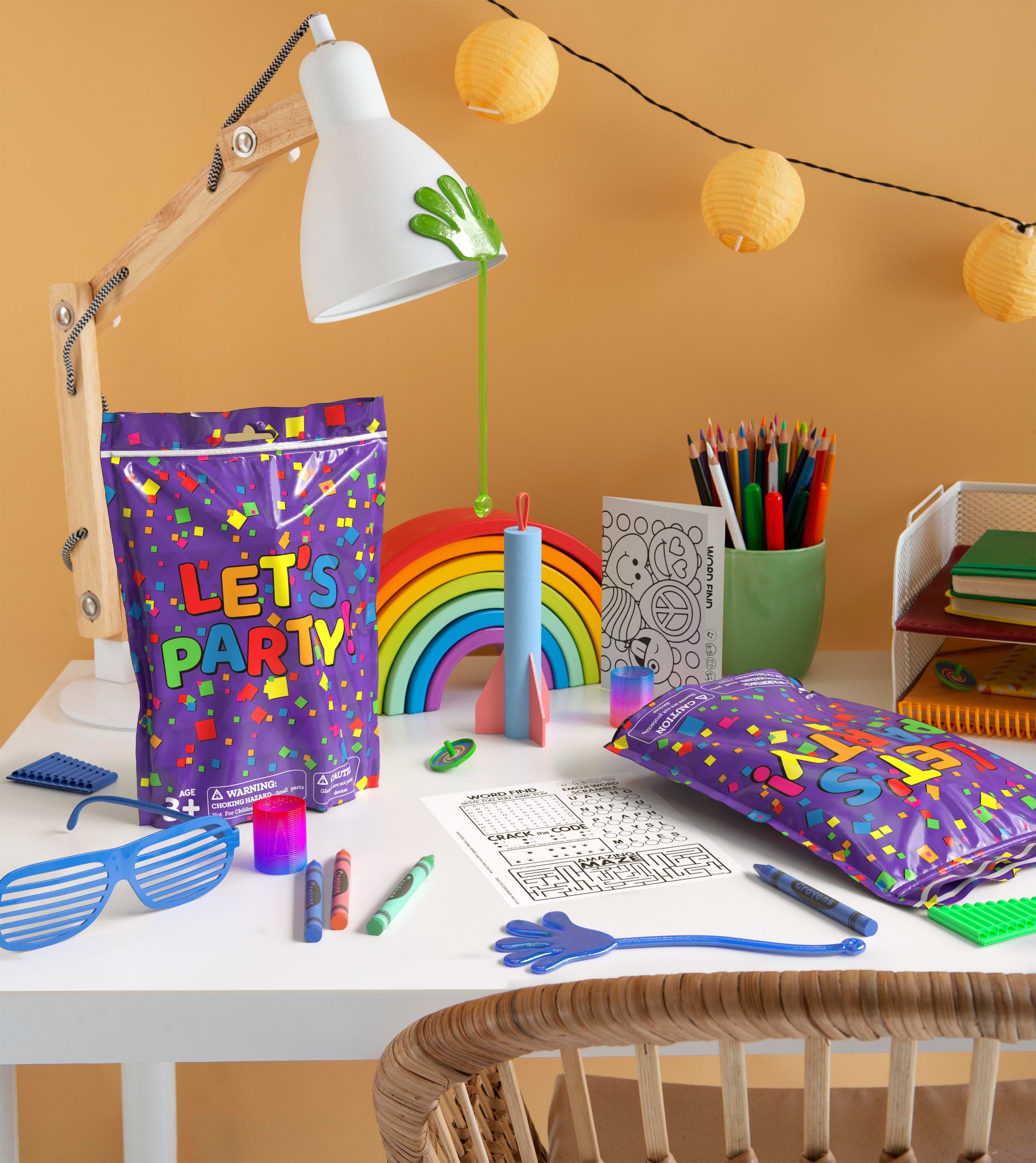 8 Piece Goody Bag -  Let's Party | 10 Count