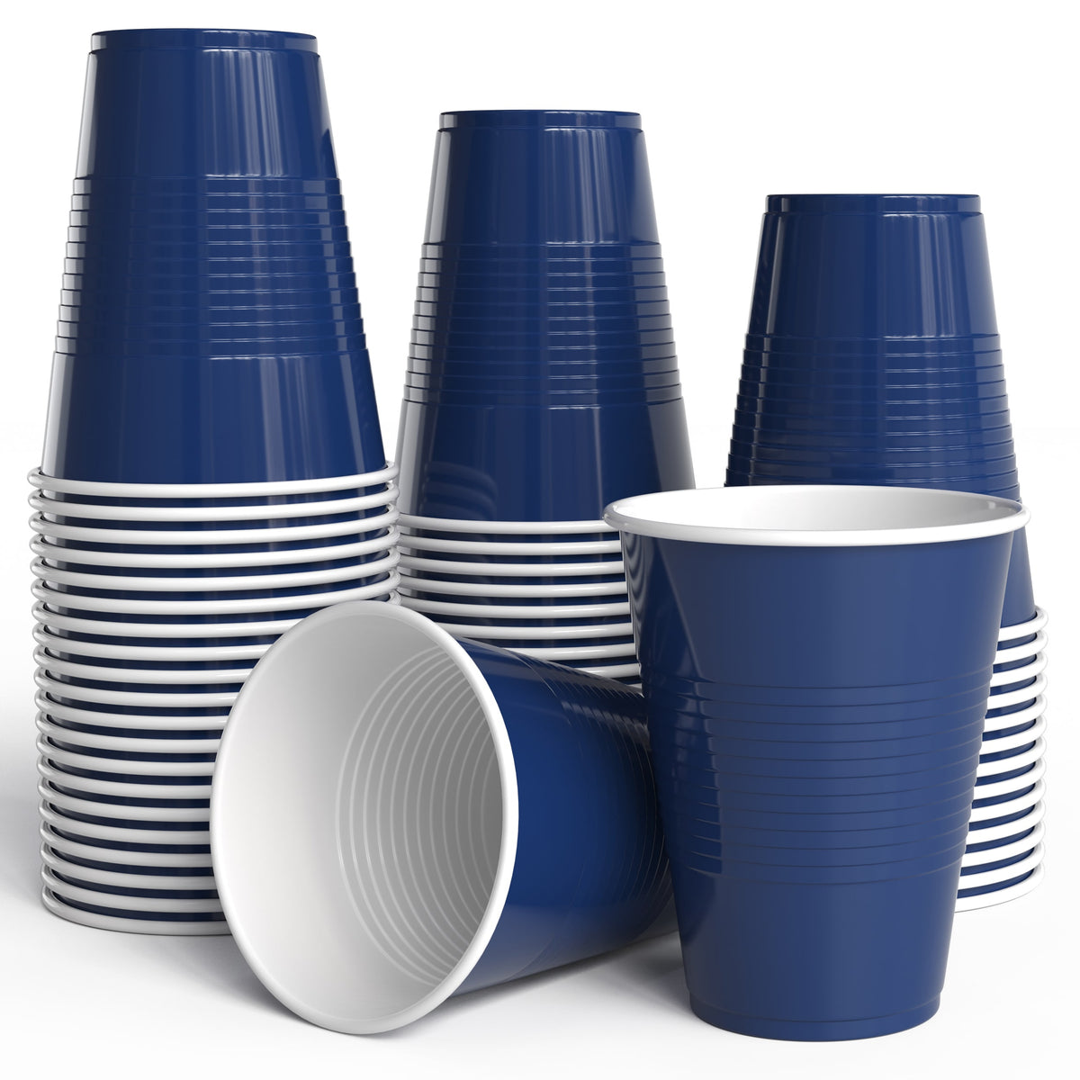 18 Oz. Navy Plastic Cups - 50 Ct.