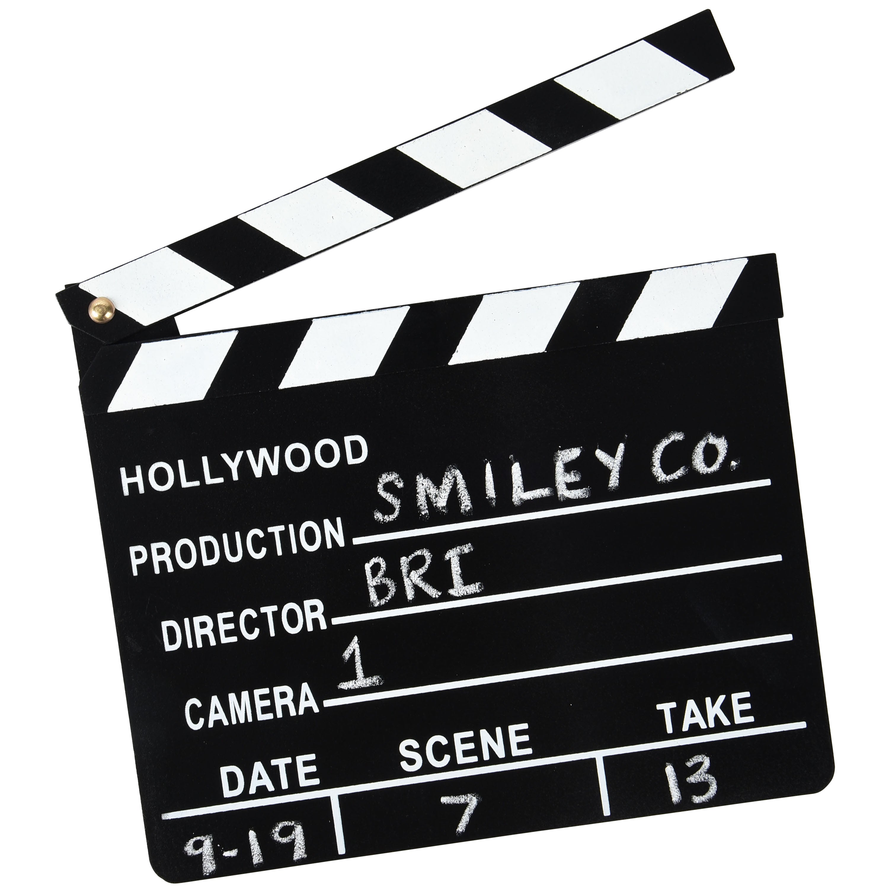 Hollywood Clap Board - 1 Count