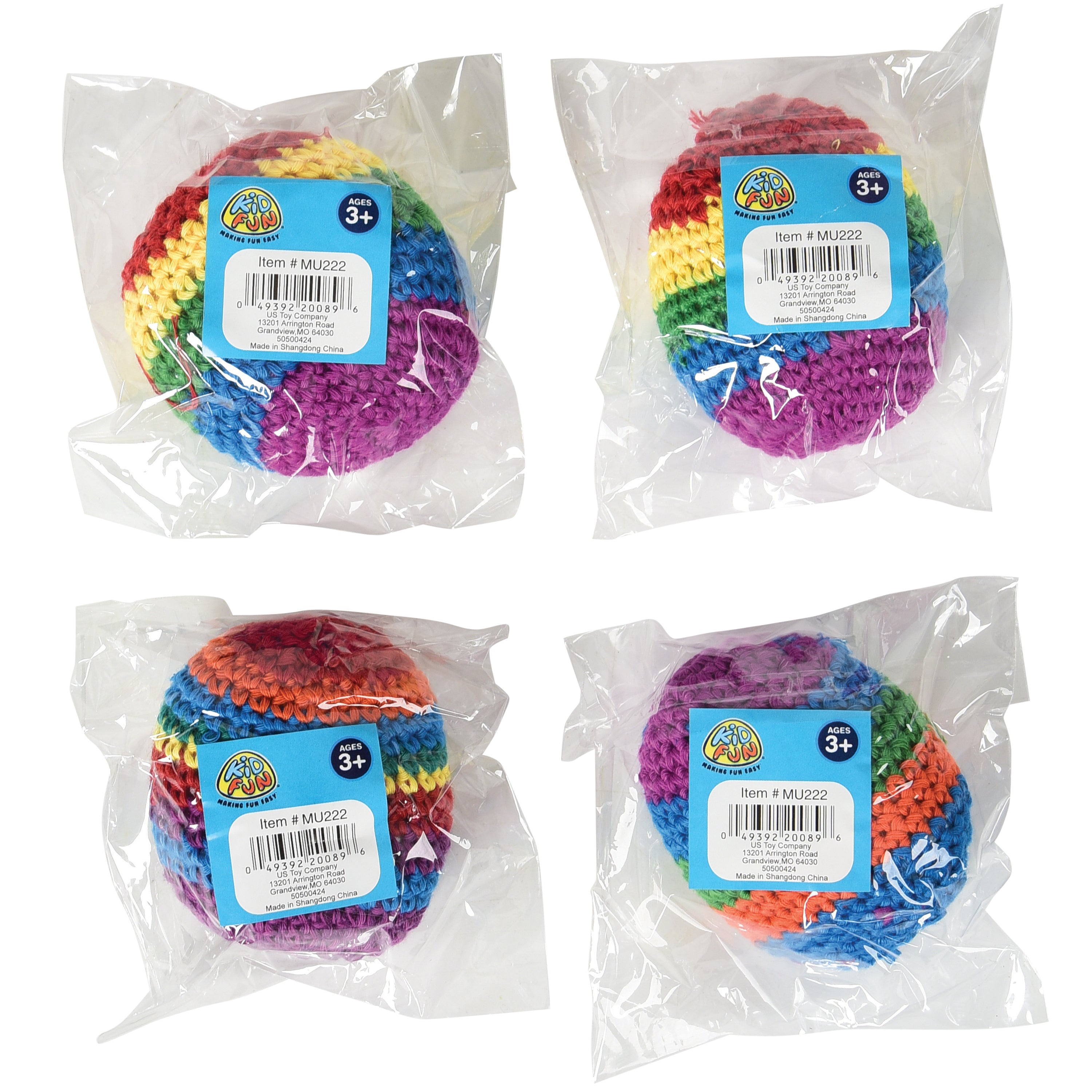 Rainbow Kickballs - 12 Count