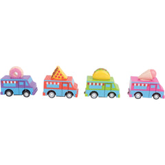 Pull Back Food Trucks - 12 Count