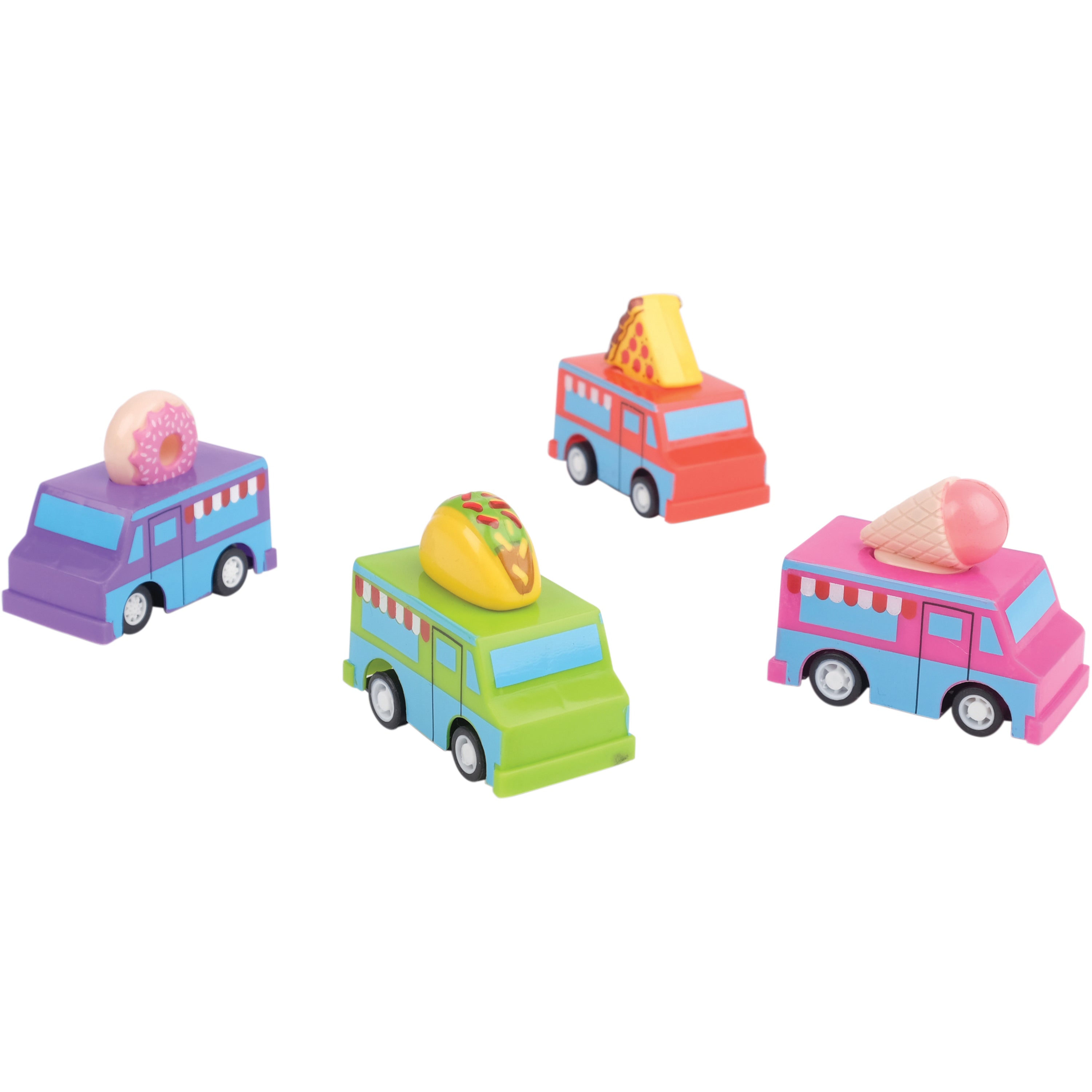 Pull Back Food Trucks - 12 Count