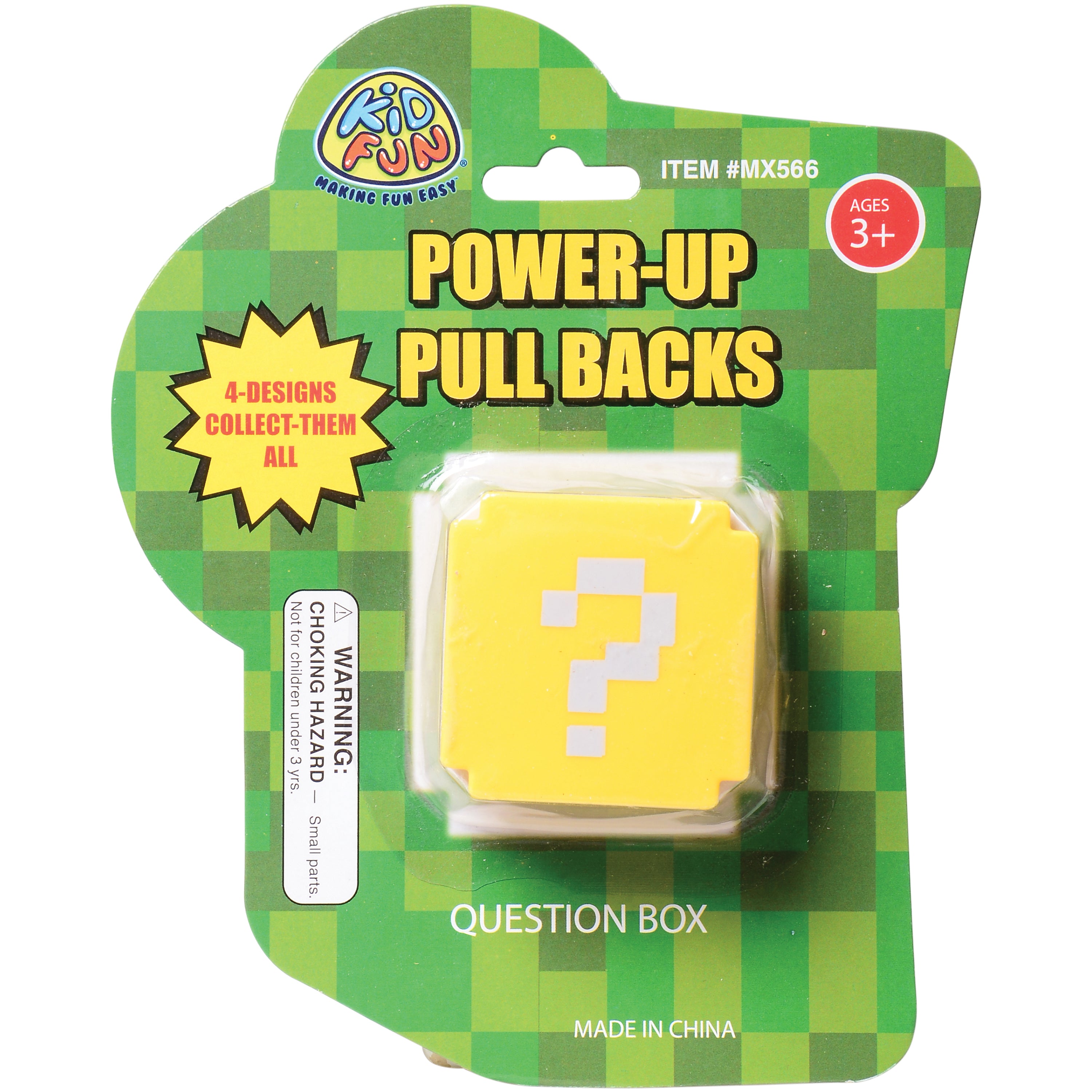 Power Up Pull Backs - 12 Count