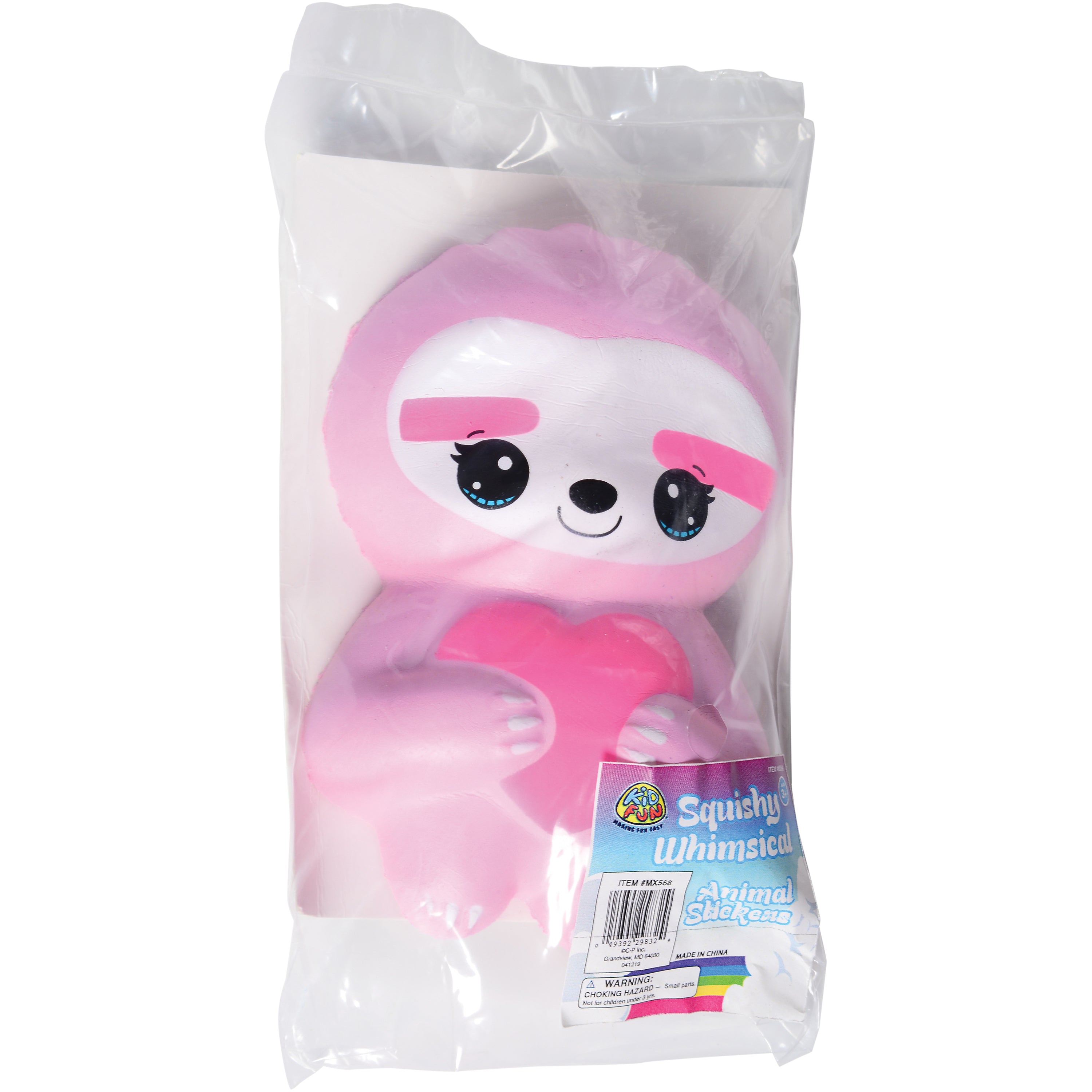 Squishy Whimsical Animal Stickers - 12 Count