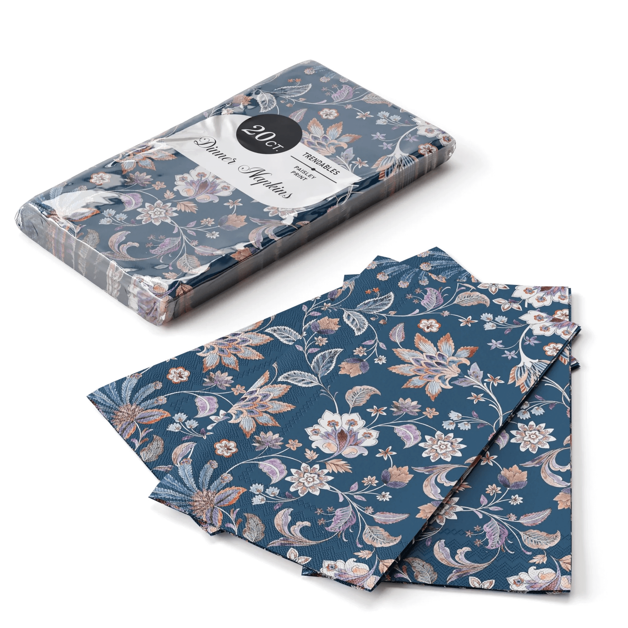 Paisly Print Luncheon Napkin | 20 Count