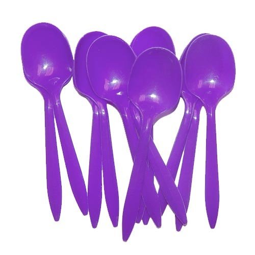 Pink Plastic Spoons | 48 Count