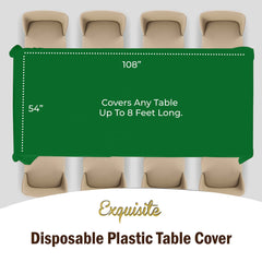 Premium Emerald Green Table Cover