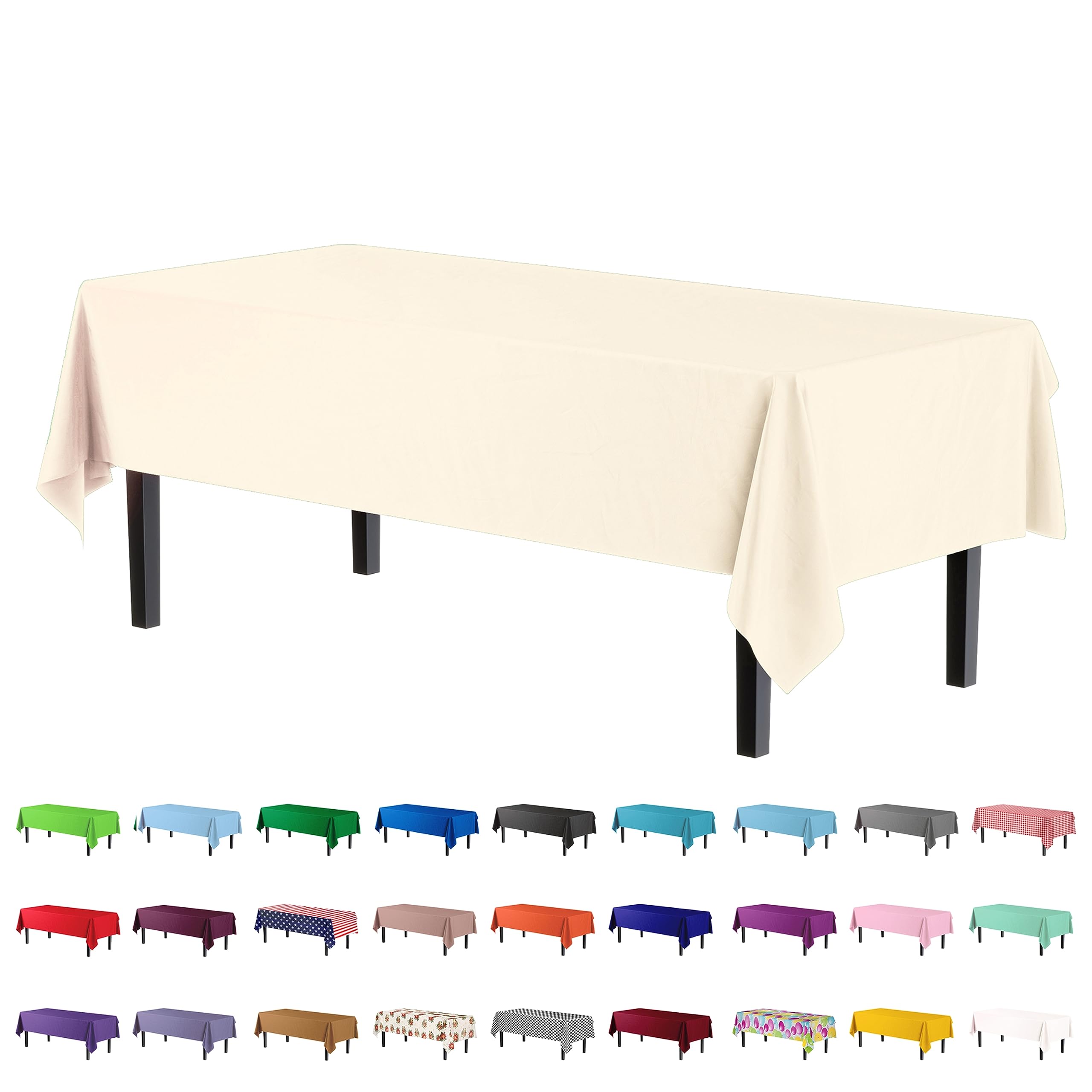 Premium Ivory Table Cover