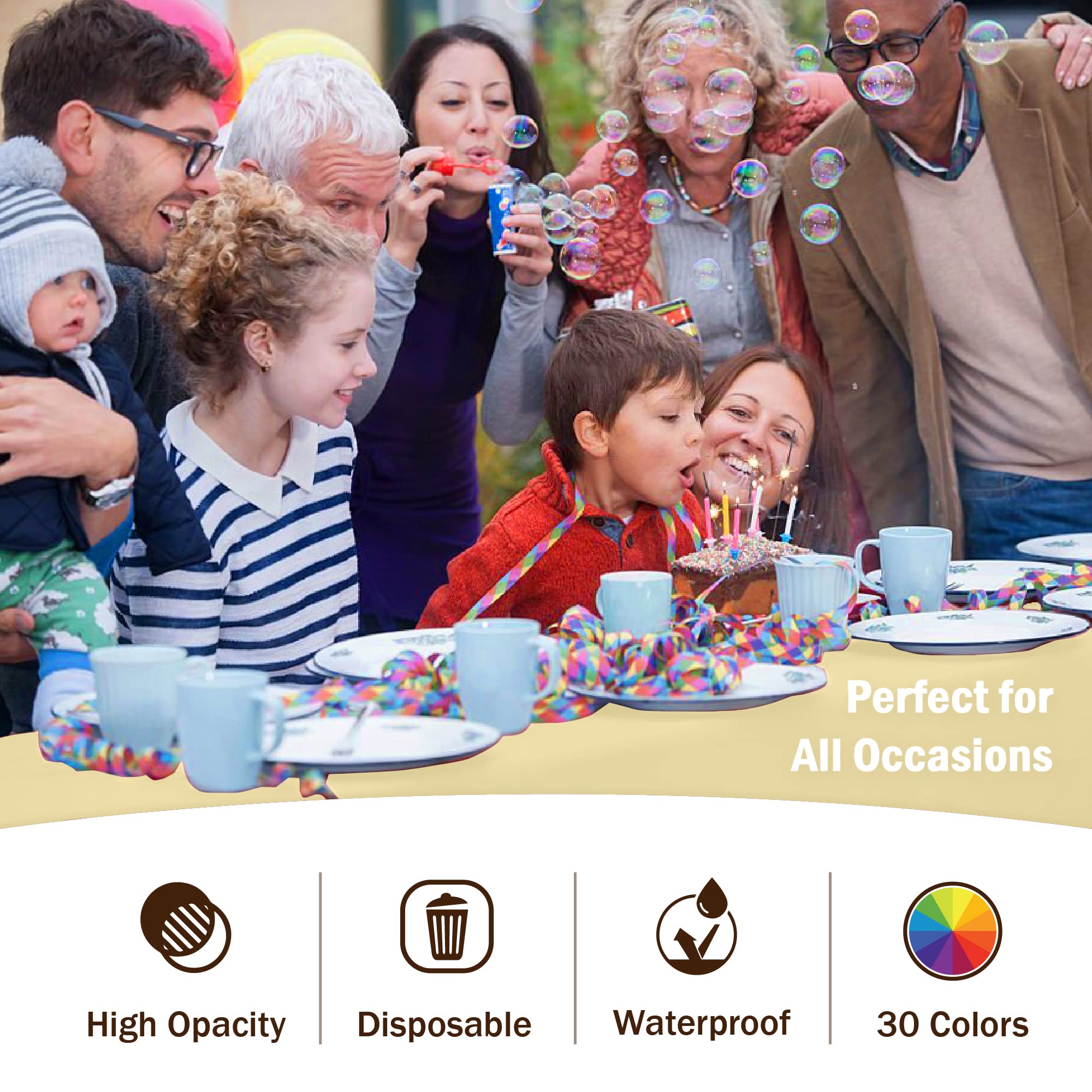 Premium Light Yellow Plastic Table Covers | 12 Pack - 54 In. x 108 In.