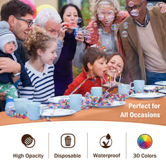 Peach Plastic Table Covers | 12 Pack - 54 In. x 108 In.