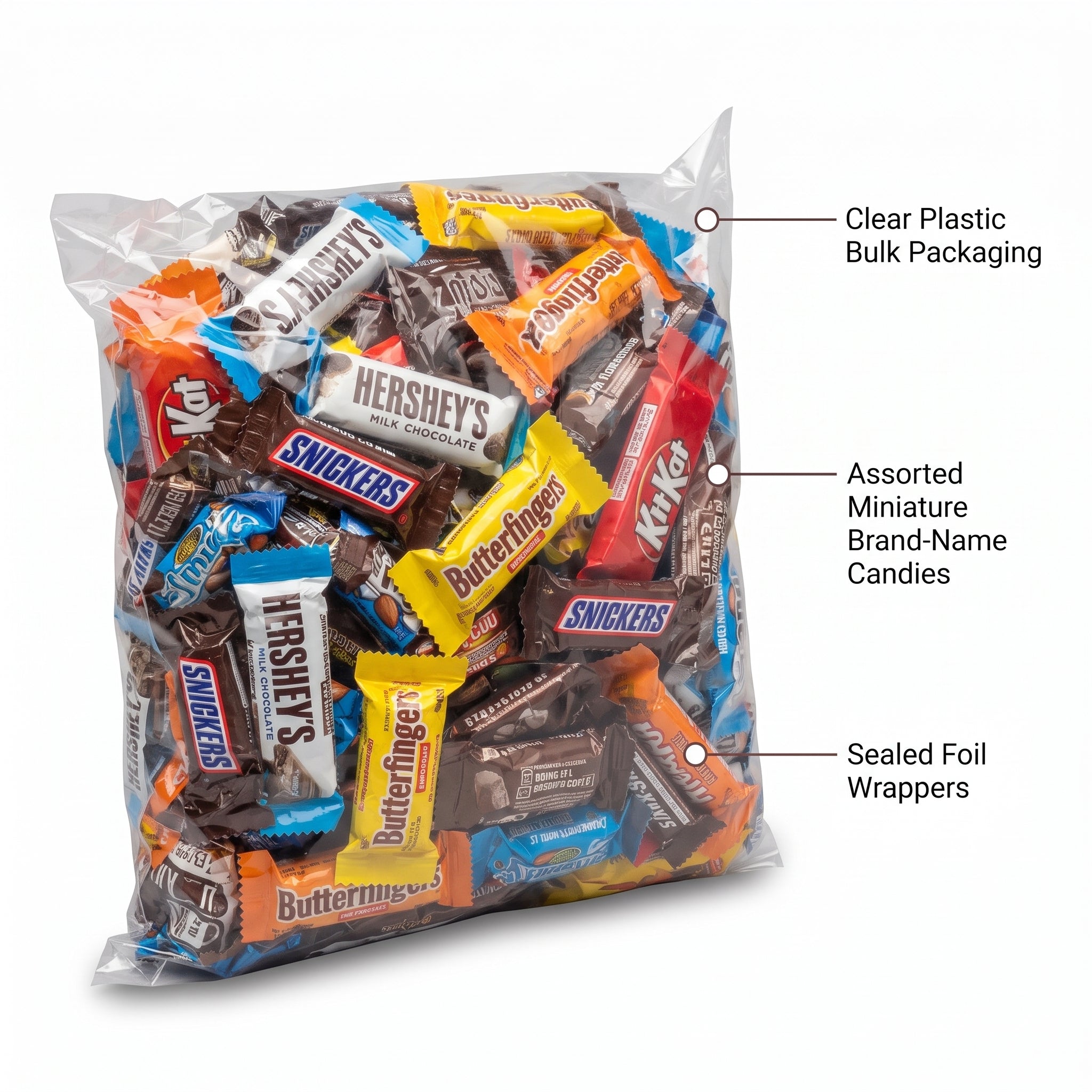 Halloween Chocolate Candy Variety Pack | 16 lb Bulk Bag of Fun Size Candy Bars