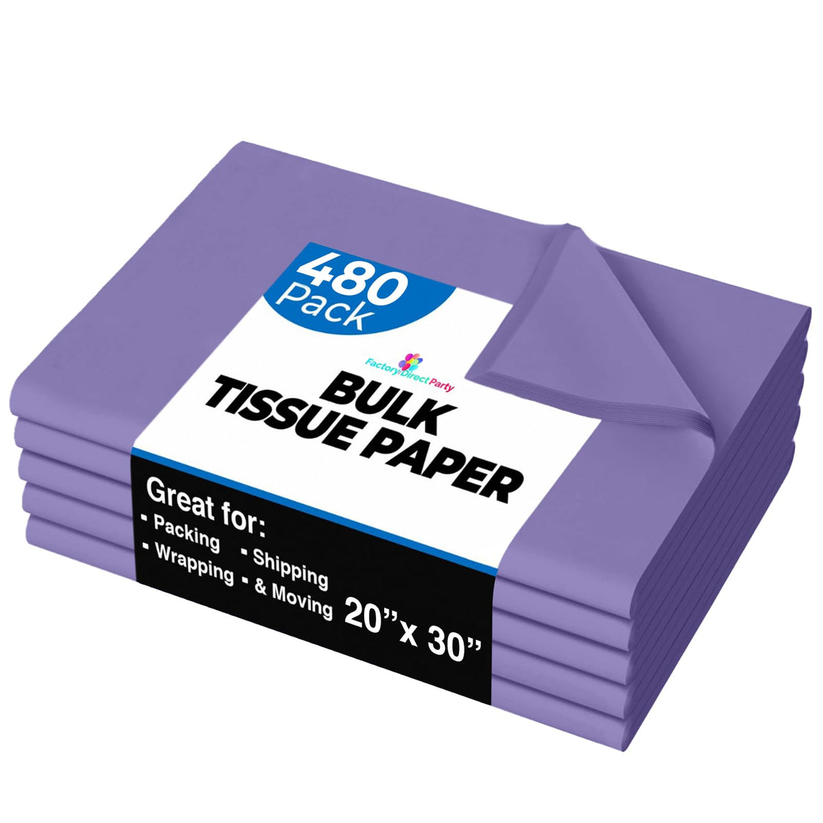 Purple Tissue Reams (480)