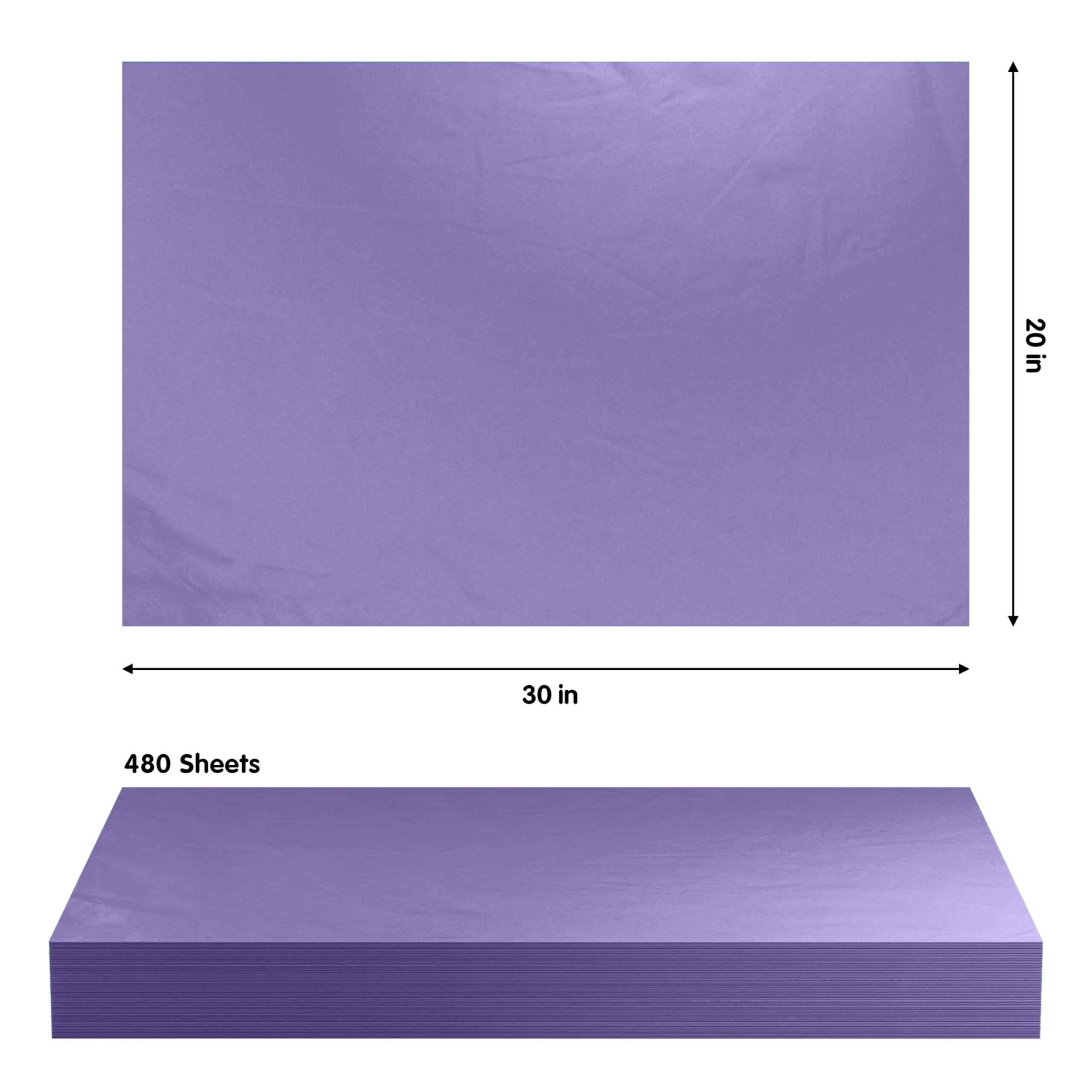 Purple Tissue Reams (480)