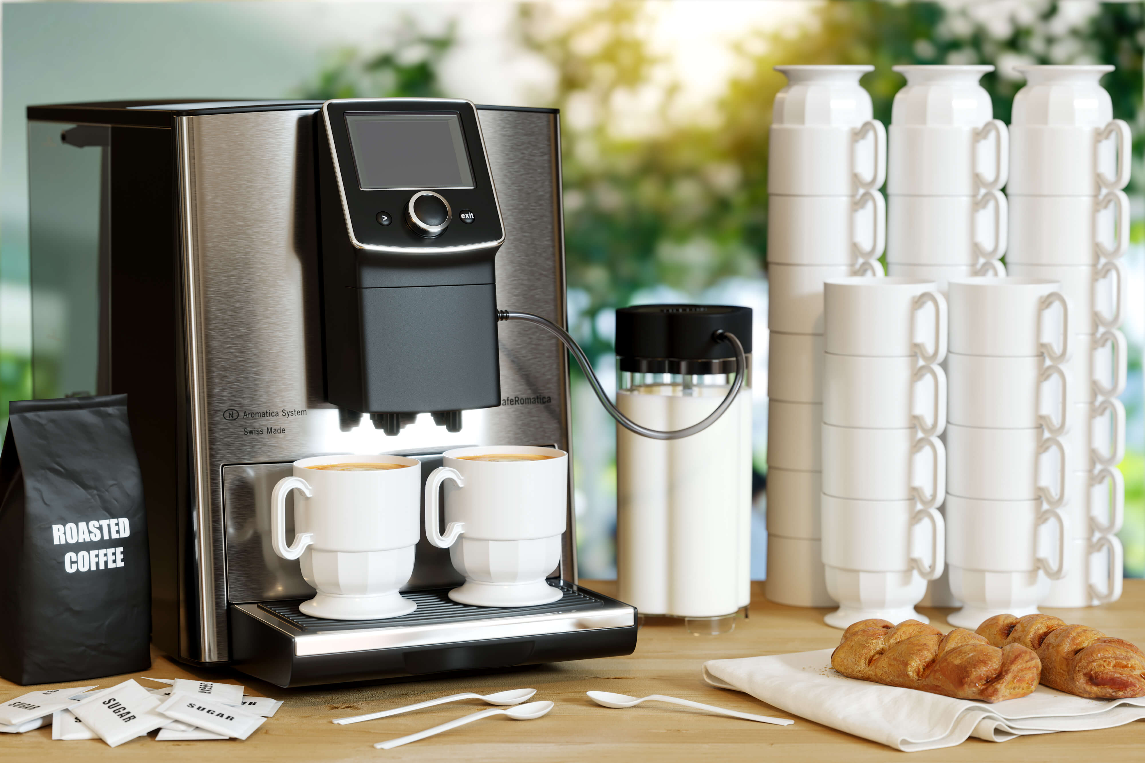 8 Oz. White Glazed Coffee Cup w/ Handle | 8 Count