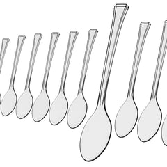 Exquisite Clear Plastic Tasting Spoons 100 Count - 4 in.