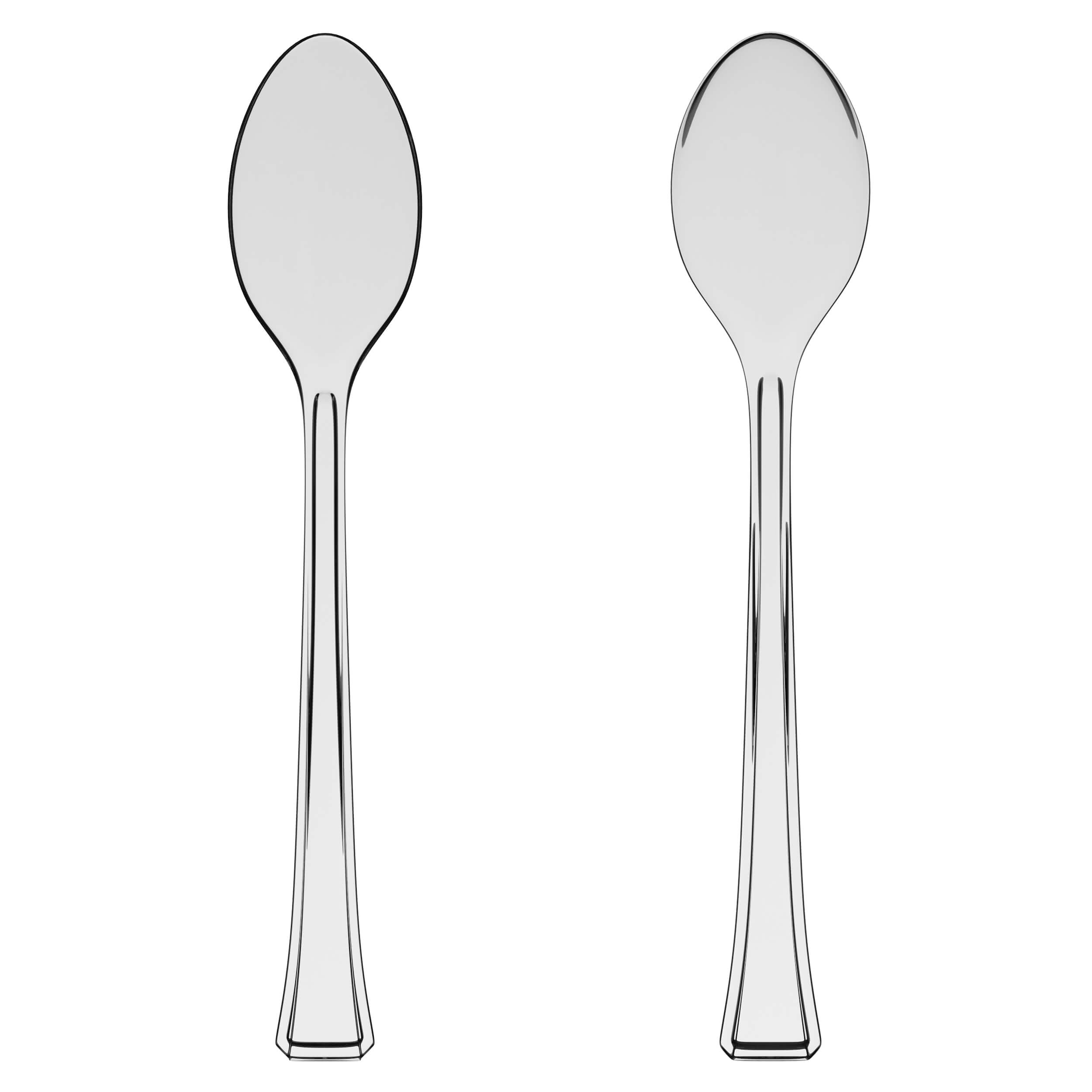 Exquisite Clear Plastic Tasting Spoons 100 Count - 4 in.
