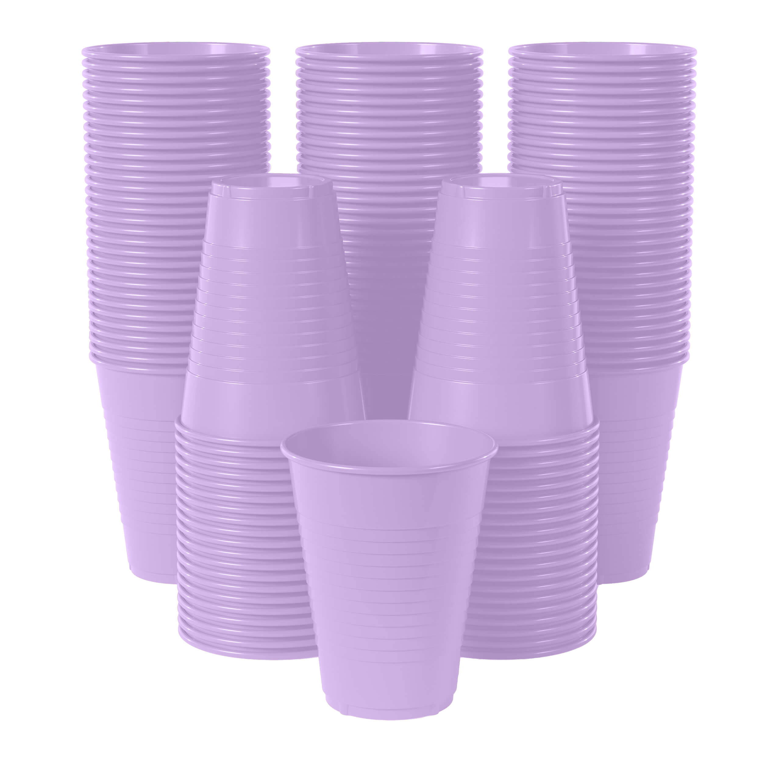 12 Oz. Lavender Plastic Cups | 50 Count