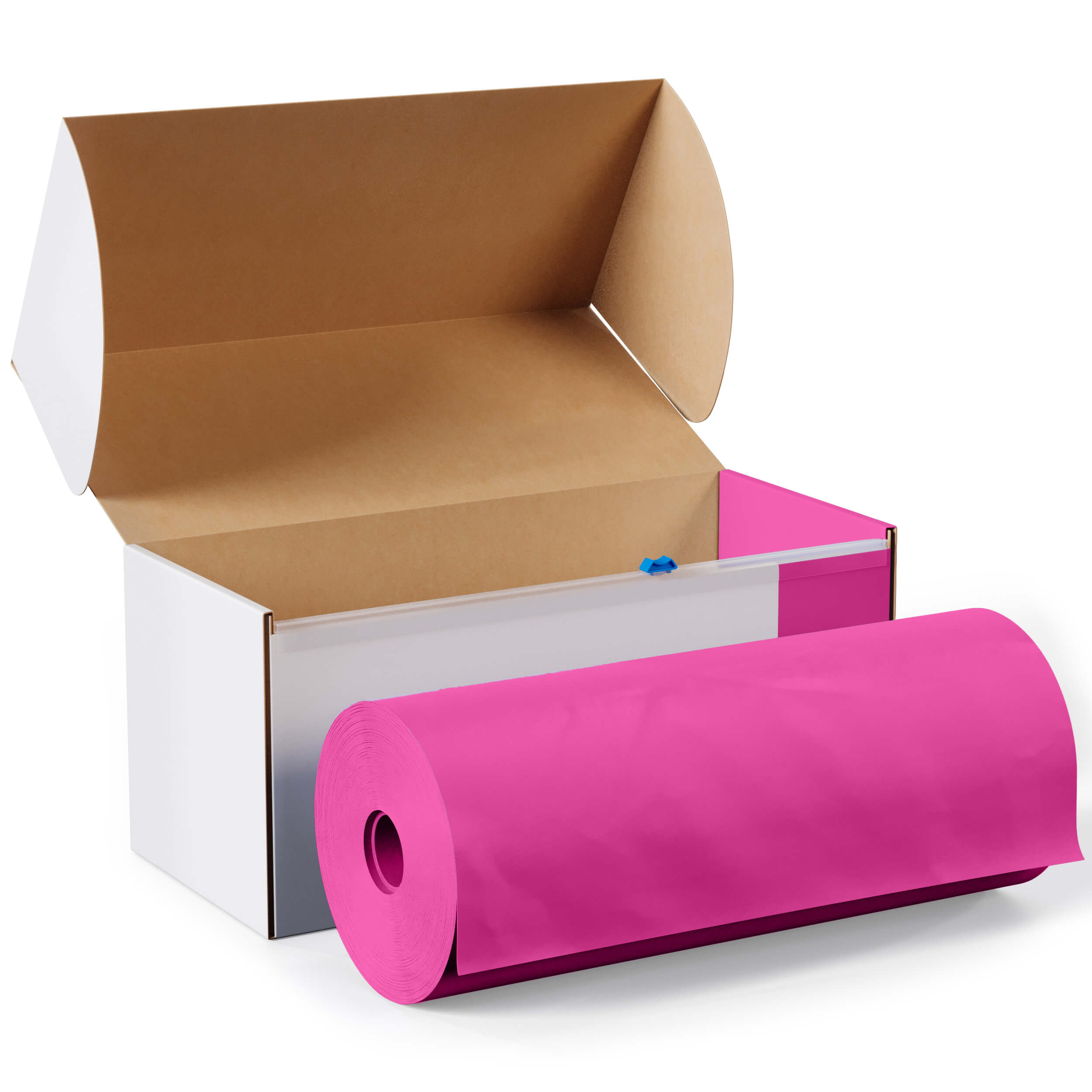 54 In. x 300 Ft. Cut To Size Table Roll  | Cerise | Case of 4