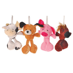 Mini Stuffed Farm Animals - 12 Count