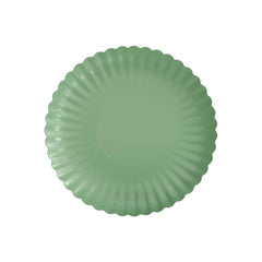 8.5 In. Scalloped Paper Plates - Matcha | 10 Count