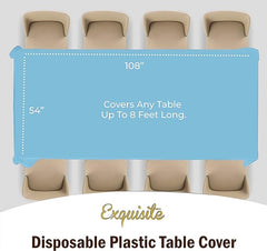 Premium Sky Blue Table Cover