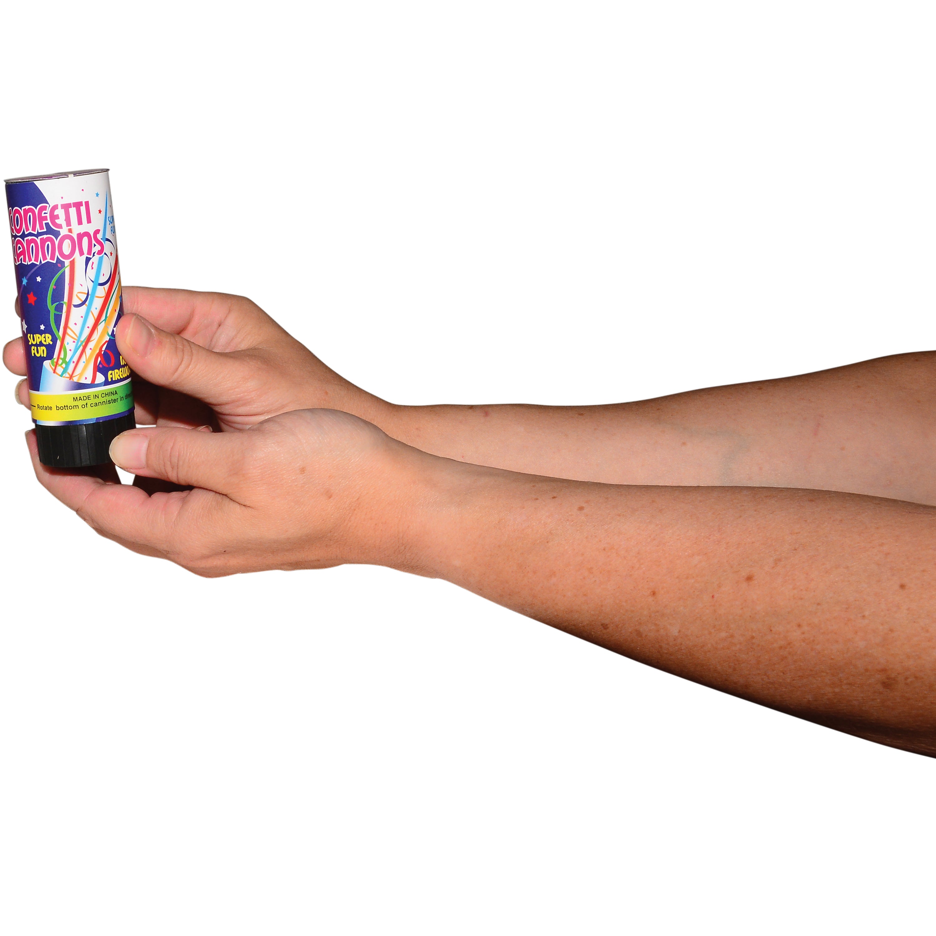 Confetti Cannons/4 Per Pkg - 4 Count