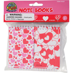 Valentine Notebooks/8 Per Pkg - 8 Count