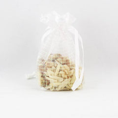 Iridescent White Organza Pouch (12)