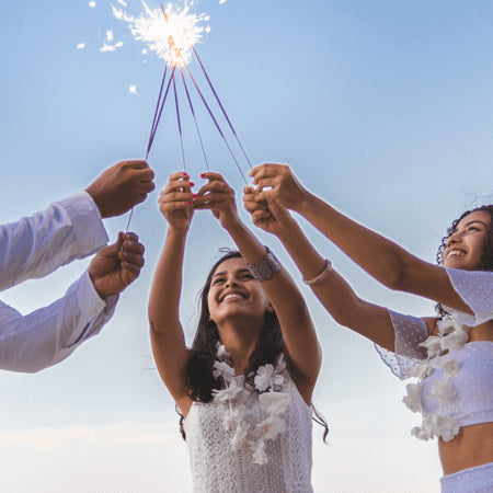 20in. Gold Wedding Sparklers (32)