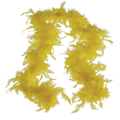 Yellow Feather Boa